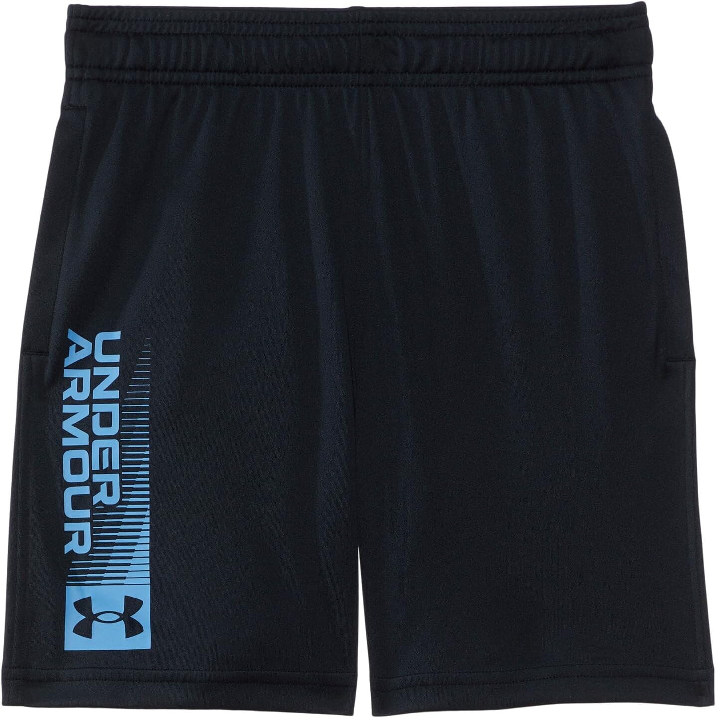 Шорты Under Armour Kids Tech Wordmark Shorts, цвет Black/Horizon Blue
Шорты Under Armour Kids Tech Wordmark Shorts, цвет Black/Horizon Blue