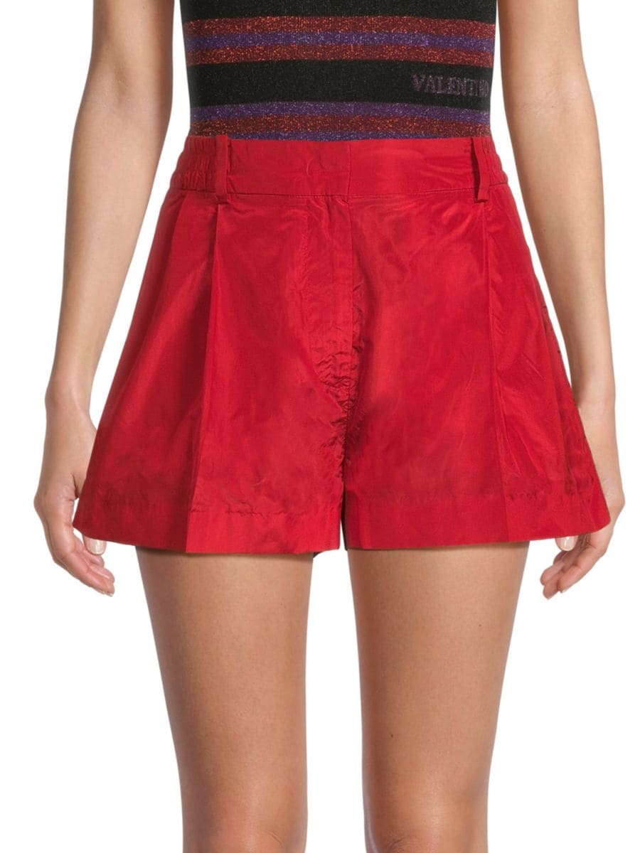 Плиссированные шелковые шорты Valentino, красный
Плиссированные шелковые шорты Valentino, красный