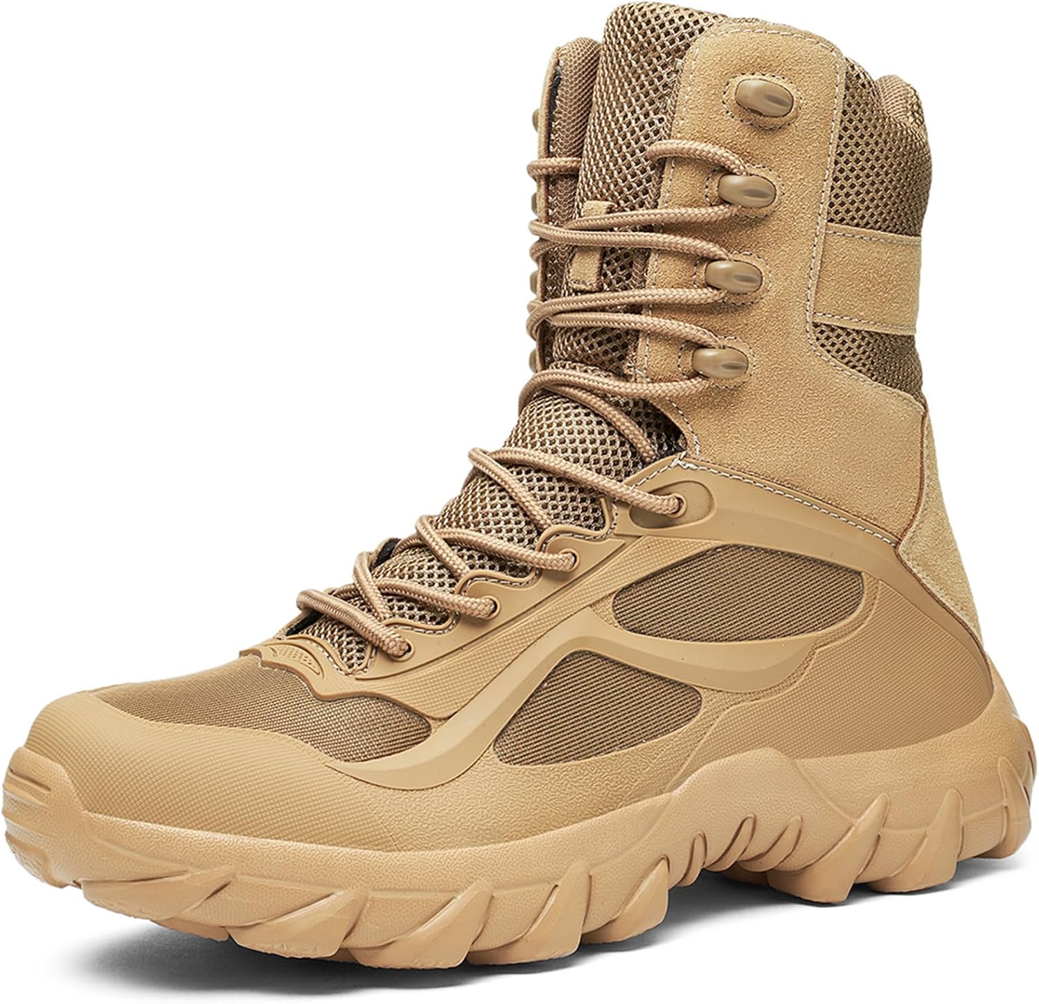 Мужские военные тактические ботинки AEGNONGL с боковой молнией, сеткой, легкие, противоскользящие, для улицы, мотоцикла, походов и работы в пустыне, желтый
Мужские военные тактические ботинки AEGNONGL с боковой молнией, сеткой, легкие, противоскользящие, для улицы, мотоцикла, походов и работы в пустыне, желтый
