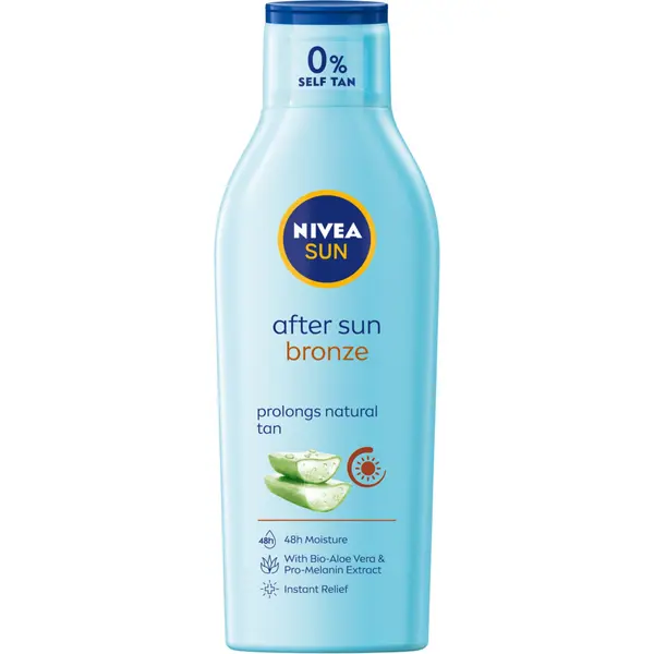 Лосьон после загара, продлевающий загар, 200 мл Nivea Sun after sun bronze
Лосьон после загара, продлевающий загар, 200 мл Nivea Sun after sun bronze