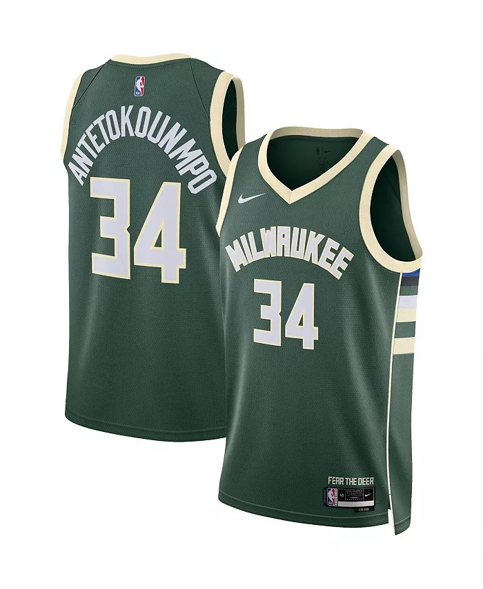 Мужская и женская баскетбольная майка Giannis Antetokounmpo Milwaukee Bucks Swingman Nike, зеленый
Мужская и женская баскетбольная майка Giannis Antetokounmpo Milwaukee Bucks Swingman Nike, зеленый