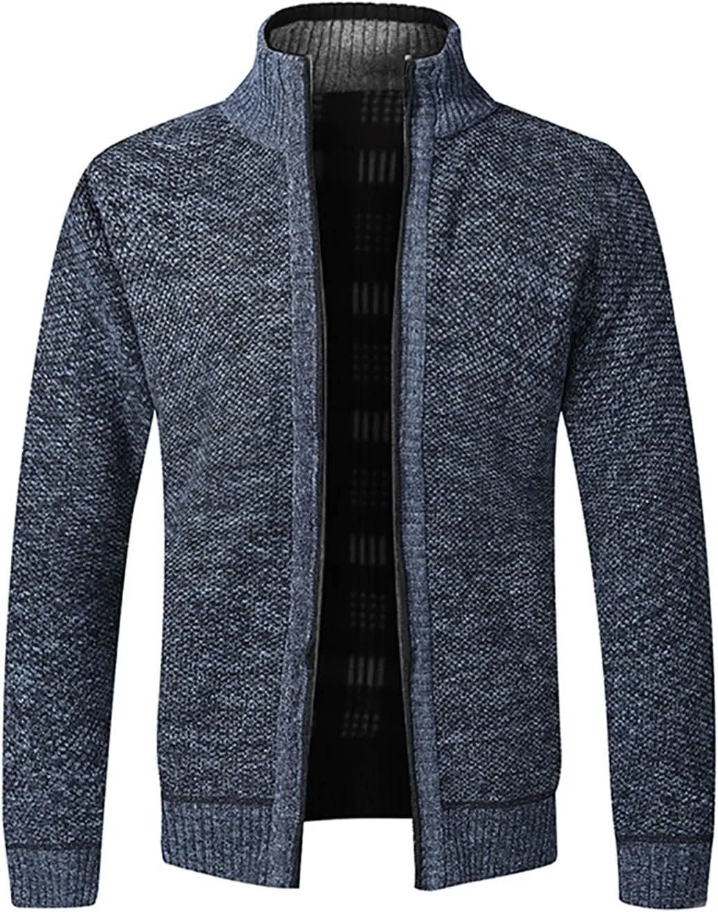 Мужской кардиган Uillui с полной молнией, фланелевой подкладкой и кабельной вязкой
Мужской кардиган Uillui с полной молнией, фланелевой подкладкой и кабельной вязкой