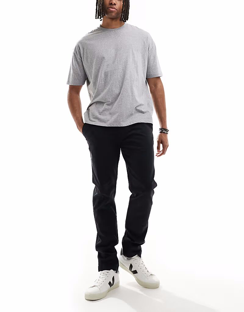 Потертые хлопковые брюки-чинос «castello» облегающего кроя с эластичной отделкой черного цвета Threadbare
Потертые хлопковые брюки-чинос «castello» облегающего кроя с эластичной отделкой черного цвета Threadbare