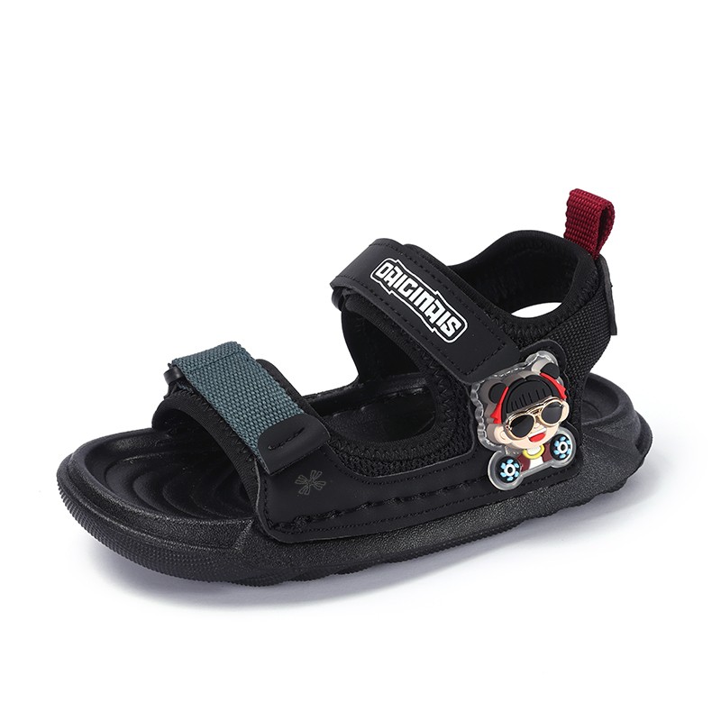 Детские сандалии с нескользящей подошвой YUZHAOLIN, черный
Детские сандалии с нескользящей подошвой YUZHAOLIN, черный