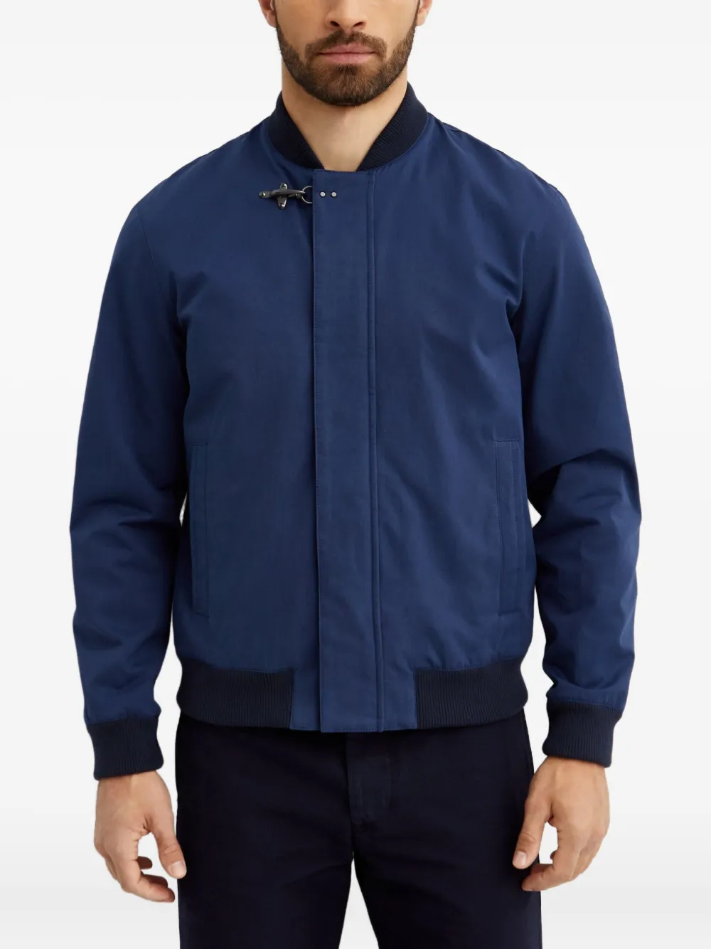 Бомбер с длинными рукавами Fay, синий
Бомбер с длинными рукавами Fay, синий