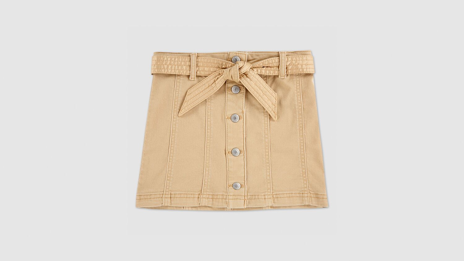 Юбка А-силуэта с атласным поясом для маленьких девочек 4-6 лет Levi's, Curds And Whey - Beige
Юбка А-силуэта с атласным поясом для маленьких девочек 4-6 лет Levi's, Curds And Whey - Beige