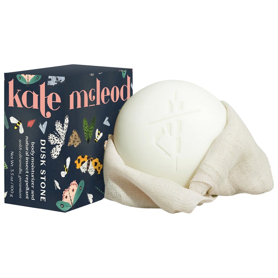 Натуральное средство от насекомых и твердый лосьон для тела Dusk Stone Kate McLeod, 3.5 oz /100 g
Натуральное средство от насекомых и твердый лосьон для тела Dusk Stone Kate McLeod, 3.5 oz /100 g