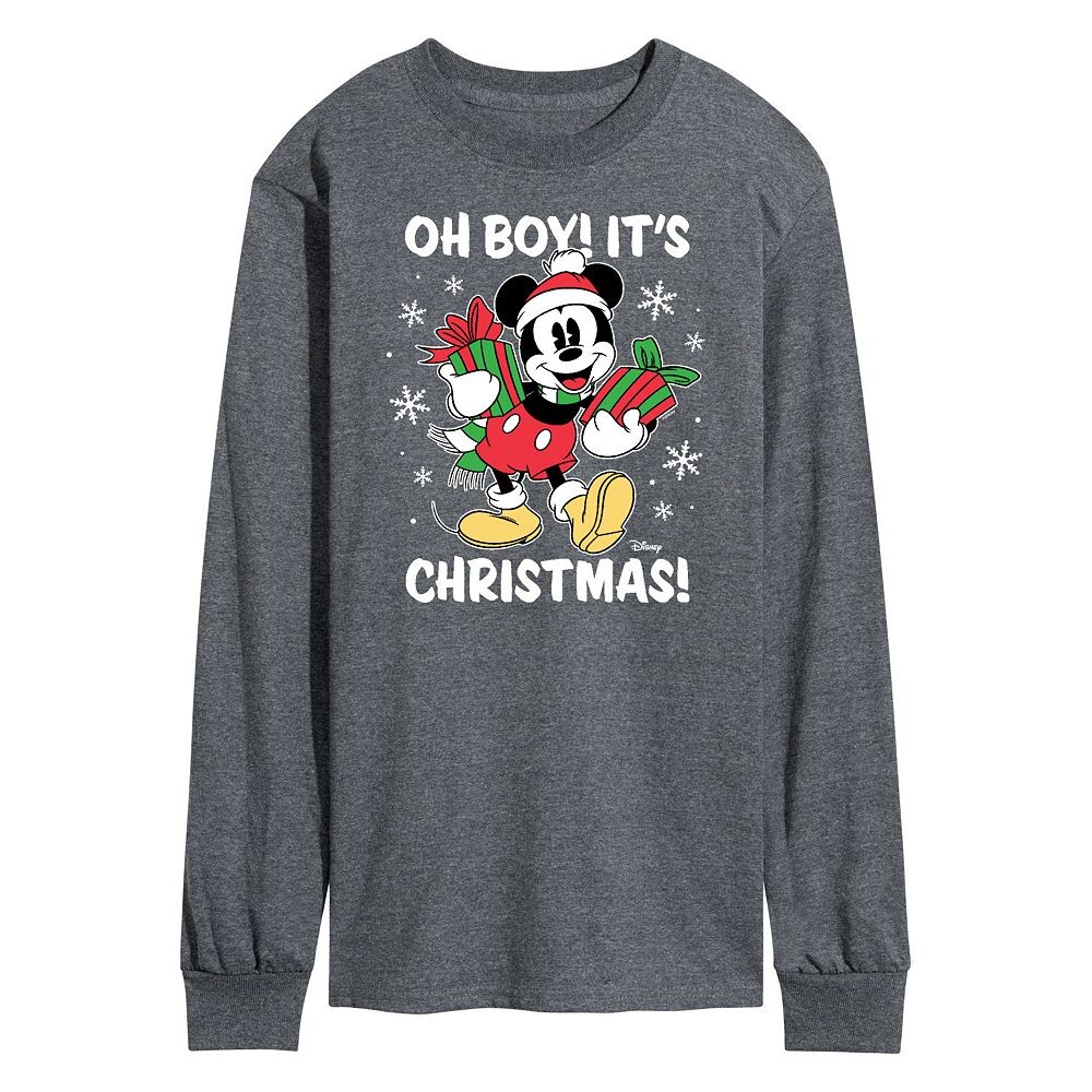 Мужская футболка с длинными рукавами Oh Boy Its Christmas от Disney Licensed Character, цвет Charcoal
Мужская футболка с длинными рукавами Oh Boy Its Christmas от Disney Licensed Character, цвет Charcoal