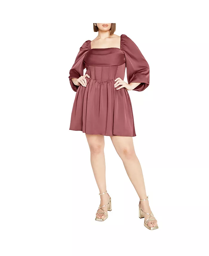 Платье-корсет больших размеров с кокеткой CITY CHIC, розовый
Платье-корсет больших размеров с кокеткой CITY CHIC, розовый