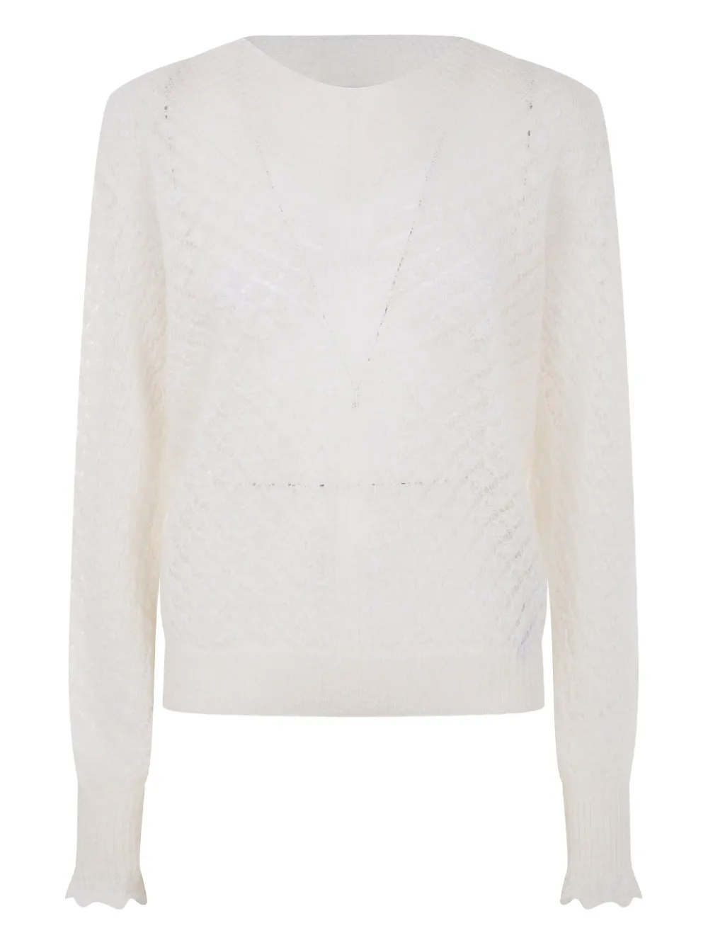 Свитер ажурной вязки TWINSET, белый
Свитер ажурной вязки TWINSET, белый