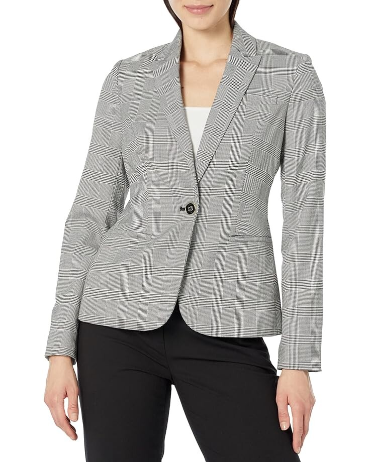 Блейзер Tommy Hilfiger Plaid, черный 
Блейзер Tommy Hilfiger Plaid, черный