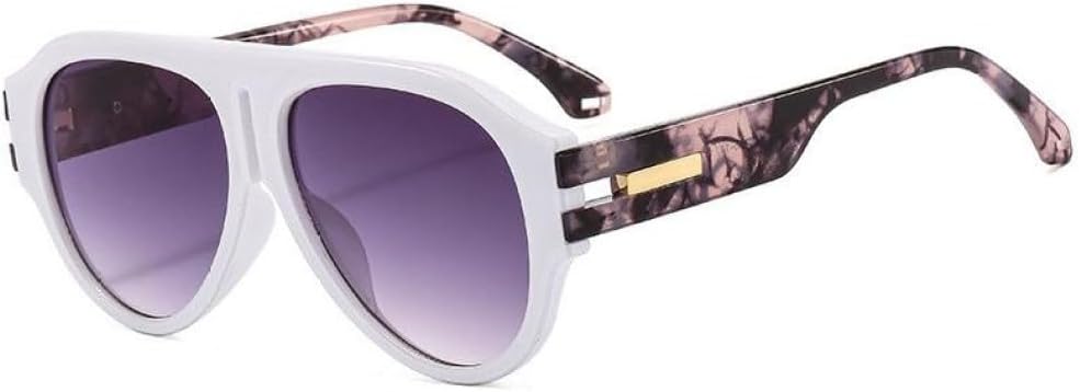 Ретро-солнцезащитные очки большого квадратного размера для женщин и мужчин, модные солнцезащитные очки, трендовые очки с защитой от УФ-излучения UV400 MTZJH, White Grey
Ретро-солнцезащитные очки большого квадратного размера для женщин и мужчин, модные солнцезащитные очки, трендовые очки с защитой от УФ-излучения UV400 MTZJH, White Grey