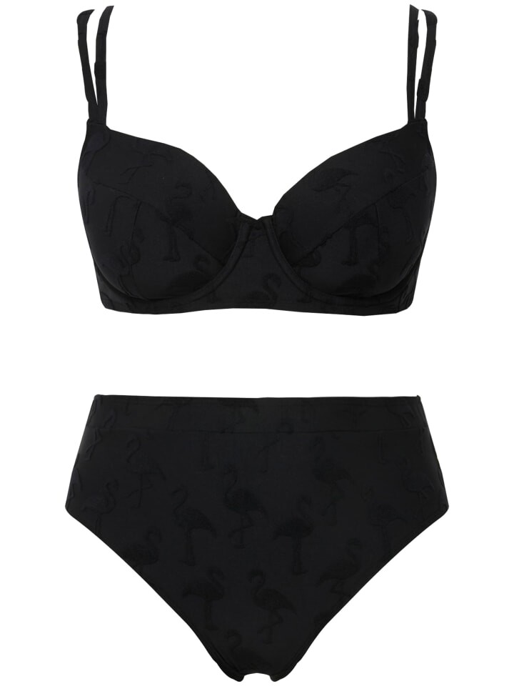 Бюстгальтер на косточках Ulla Popken, черный
Бюстгальтер на косточках Ulla Popken, черный