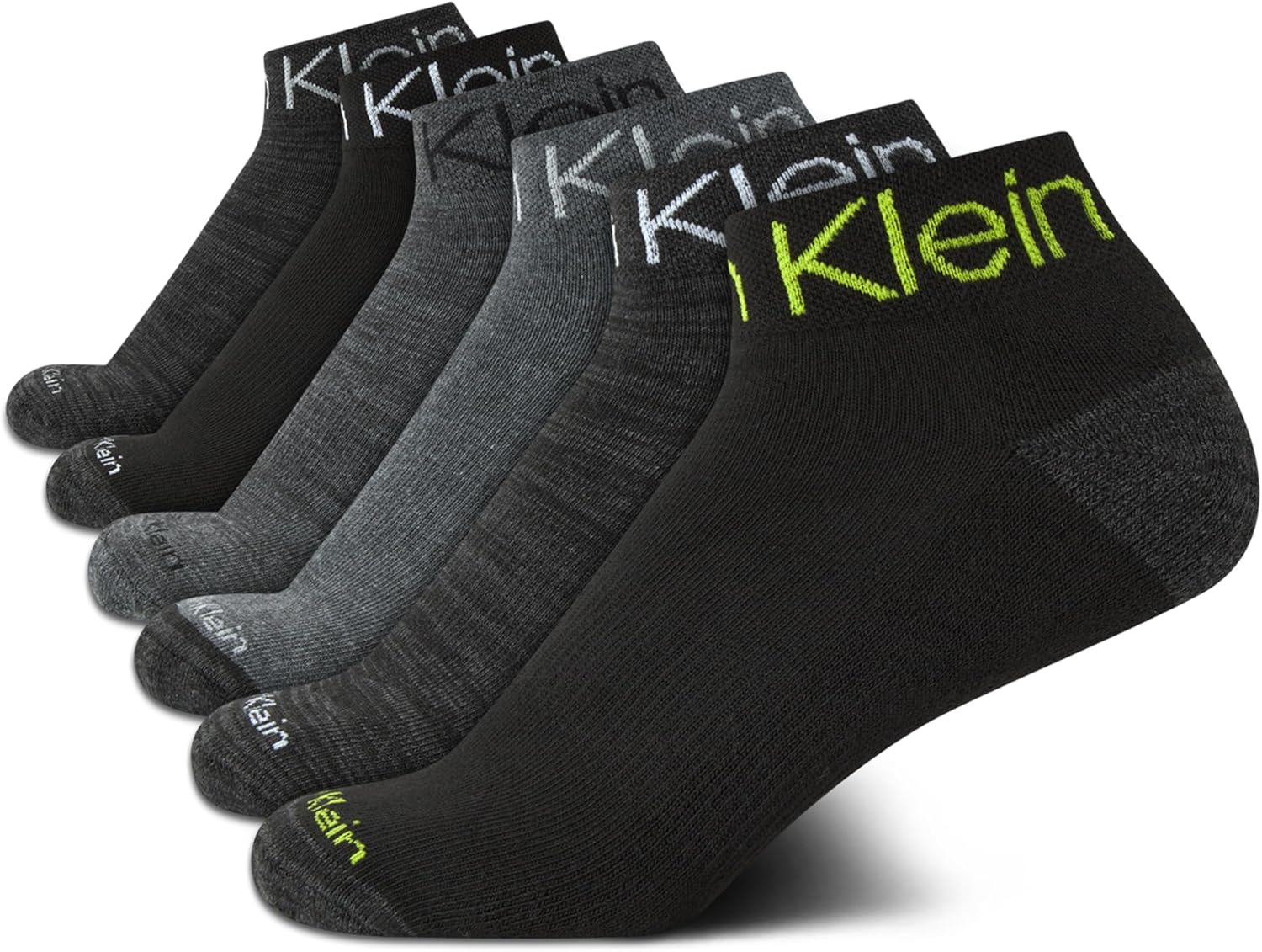 Носки Calvin Klein Boys Quarter Socks - 6 упаковок комфортных эластичных носков с мягкой подкладкой для мальчиков., Black/Grey Assorted
Носки Calvin Klein Boys Quarter Socks - 6 упаковок комфортных эластичных носков с мягкой подкладкой для мальчиков., Black/Grey Assorted
