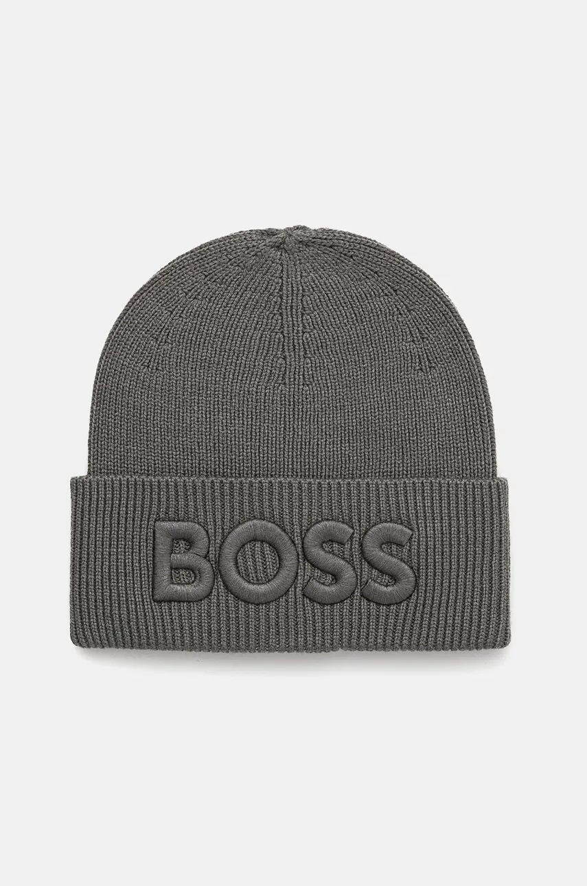 Шерстяная шапка Boss Orange, серый
Шерстяная шапка Boss Orange, серый