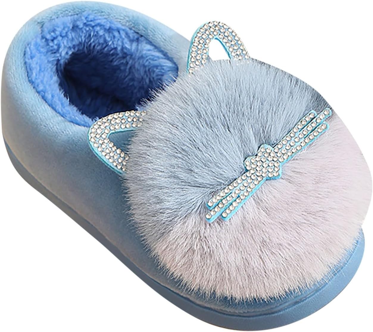 Мягкие тапочки для малышей с бантом, плюшевые, с амортизирующей подошвой, теплые зимние домашние тапочки для девочек Generic, синий
Мягкие тапочки для малышей с бантом, плюшевые, с амортизирующей подошвой, теплые зимние домашние тапочки для девочек Generic, синий