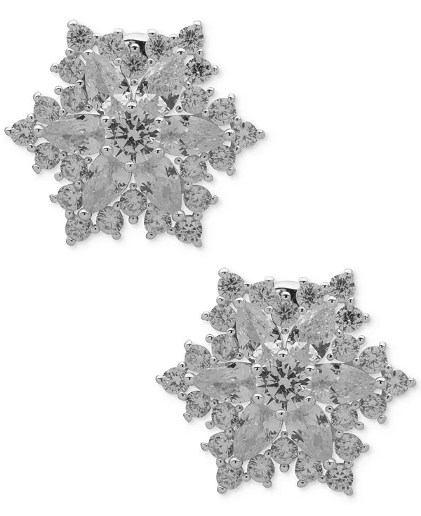 Серьги-Клипсы в форме снежинки с серебристым оттенком кубического циркония Anne Klein, crystal
Серьги-Клипсы в форме снежинки с серебристым оттенком кубического циркония Anne Klein, crystal