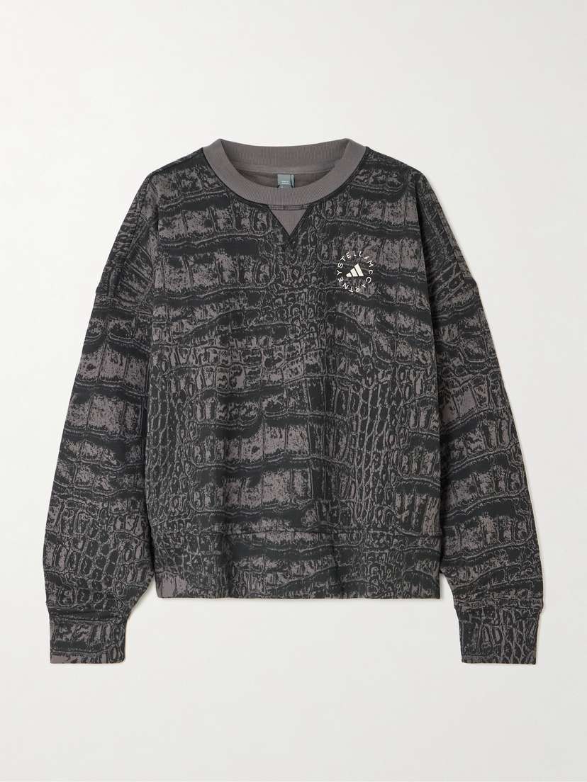 Толстовка из органического хлопкового трикотажа с принтом «крокодил» Adidas By Stella Mccartney, черный
Толстовка из органического хлопкового трикотажа с принтом «крокодил» Adidas By Stella Mccartney, черный