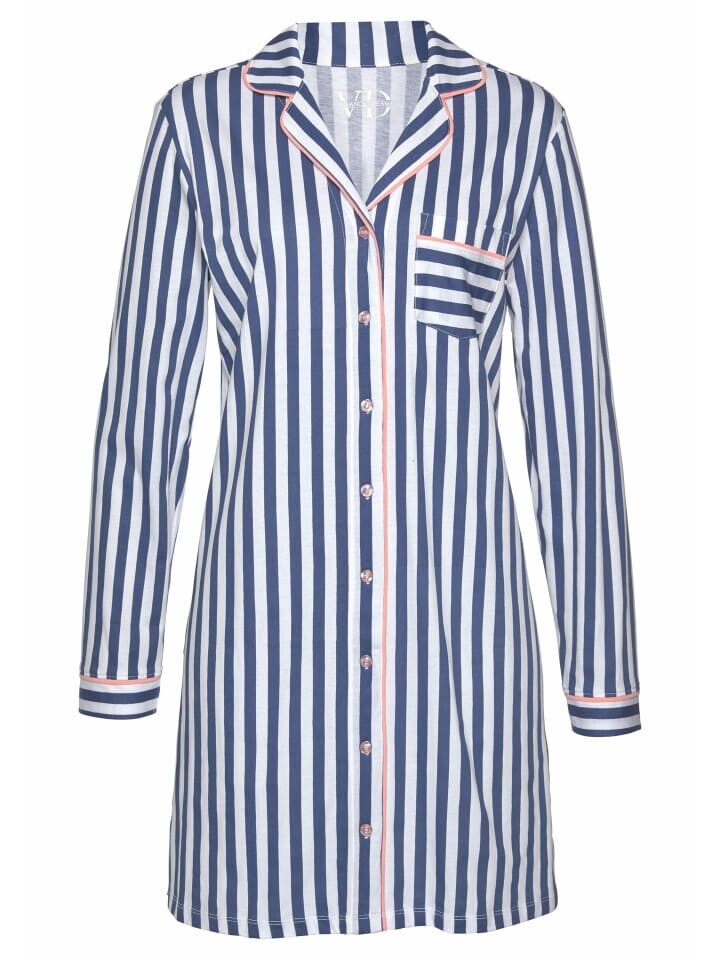 Ночная рубашка HIS, цвет blau-weiß-peach
Ночная рубашка HIS, цвет blau-weiß-peach