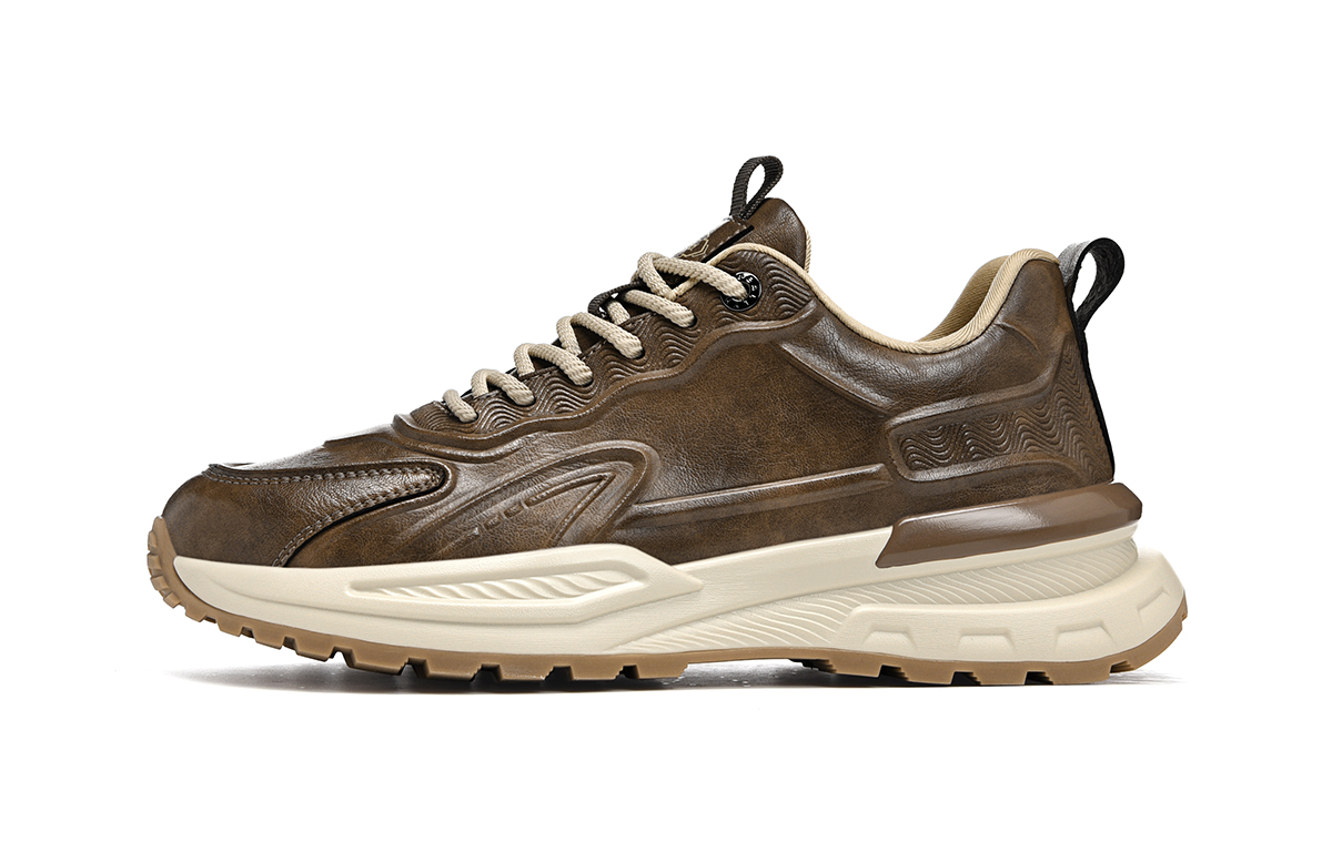 HLA Мужские скейтерские кроссовки низкие черно-коричневые - коричневые, цвет Brown 
HLA Мужские скейтерские кроссовки низкие черно-коричневые - коричневые, цвет Brown