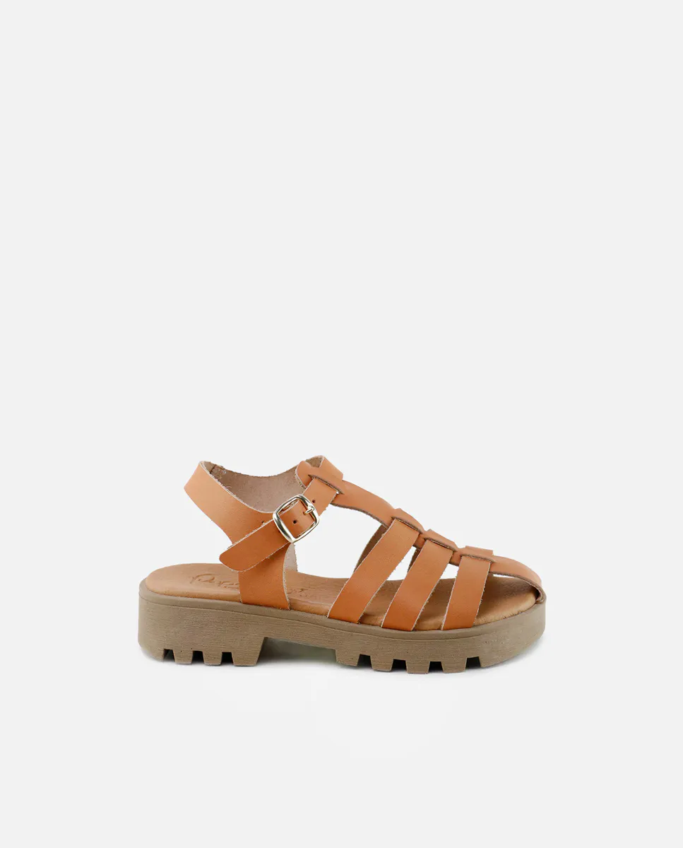 Босоножки для девочек из натуральной кожи на легкой платформе и гелевой стельке Eli 1957, коричневый
Босоножки для девочек из натуральной кожи на легкой платформе и гелевой стельке Eli 1957, коричневый