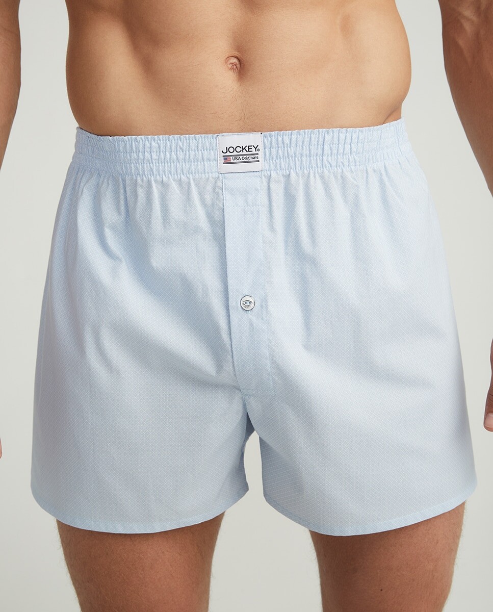 Набор из 2 мужских тканевых боксеров голубого цвета Jockey, синий
Набор из 2 мужских тканевых боксеров голубого цвета Jockey, синий