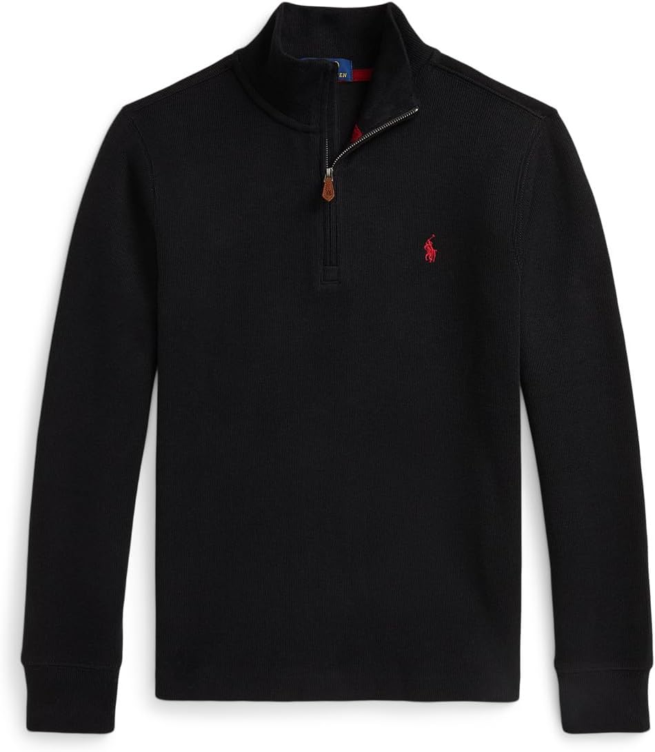 Свитер Polo Ralph Lauren Kids Estate-Rib Quarter-Zip Pullover, Polo Black
Свитер Polo Ralph Lauren Kids Estate-Rib Quarter-Zip Pullover, Polo Black