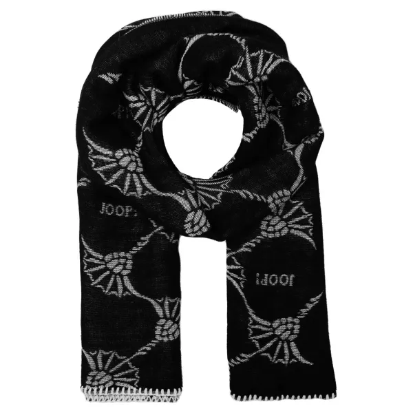 Шарф с добавлением шерсти Joop!, черный
Шарф с добавлением шерсти Joop!, черный