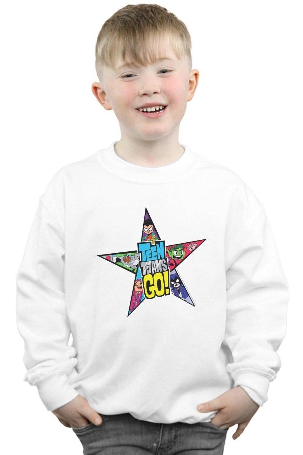 Толстовка с логотипом Teen Titans Go Star DC Comics, белый
Толстовка с логотипом Teen Titans Go Star DC Comics, белый