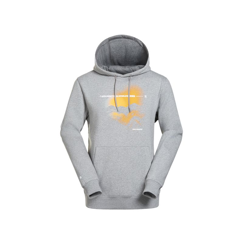 SALOMON Толстовка с капюшоном M мужская вересково-серый
SALOMON Толстовка с капюшоном M мужская вересково-серый