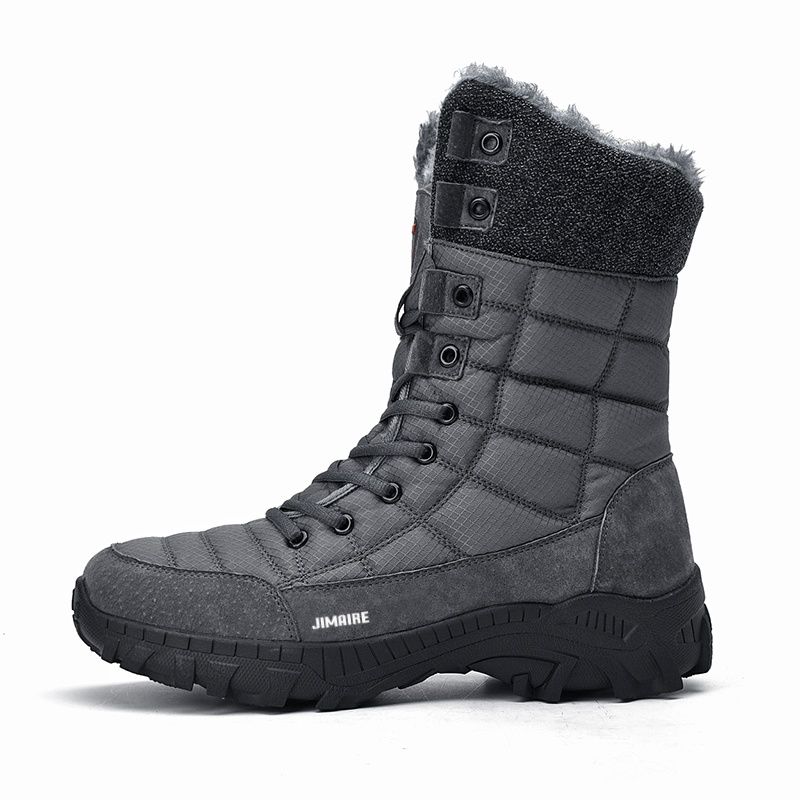 King Jinmai Серые мужские короткие полусапоги для снега, цвет Gray
King Jinmai Серые мужские короткие полусапоги для снега, цвет Gray