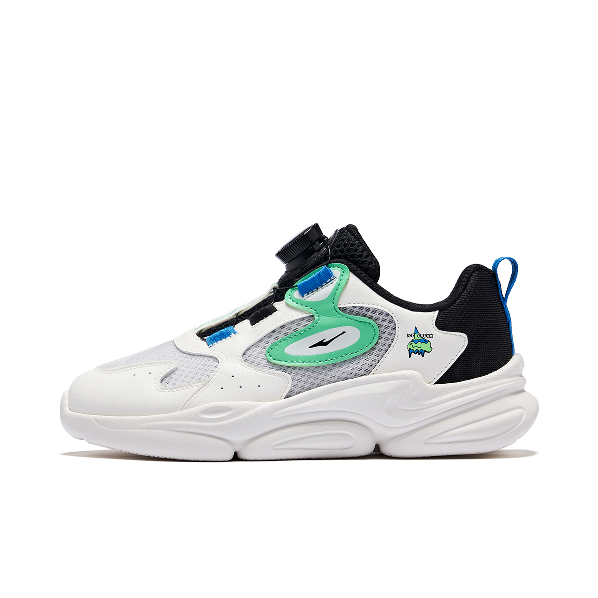 Повседневные детские низкие кроссовки Pudding с противоскользящей подошвой, дышащие, легкие с амортизацией ERKE KIDS, белый/черный
Повседневные детские низкие кроссовки Pudding с противоскользящей подошвой, дышащие, легкие с амортизацией ERKE KIDS, белый/черный