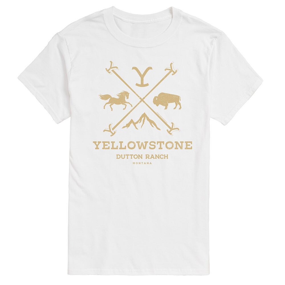 Мужская футболка с графическим логотипом Yellowstone Branding Iron Badge, белый
Мужская футболка с графическим логотипом Yellowstone Branding Iron Badge, белый