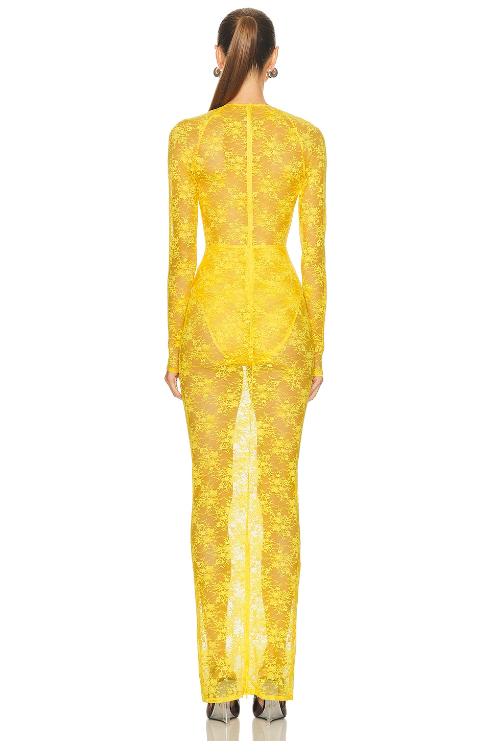 Длинное платье-колонна с рукавами на бретелях Alex Perry, Yellow
Длинное платье-колонна с рукавами на бретелях Alex Perry, Yellow