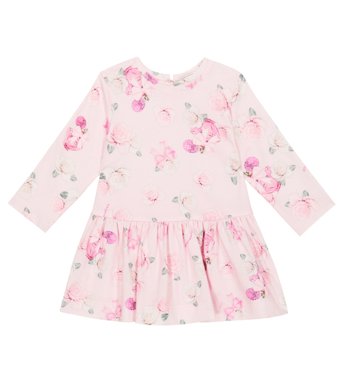 Платье из хлопковой смеси цвета беби-роуз Monnalisa, Rosa+Cipria
Платье из хлопковой смеси цвета беби-роуз Monnalisa, Rosa+Cipria