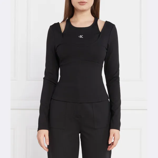 Двухслойная блузка Milan стандартного кроя Calvin Klein, черный
Двухслойная блузка Milan стандартного кроя Calvin Klein, черный