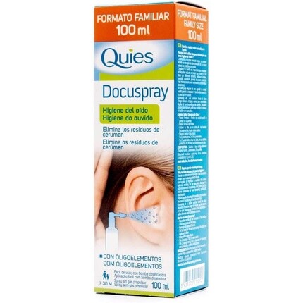 Docuspray 100 мл Гигиена ушных каналов Quies
Docuspray 100 мл Гигиена ушных каналов Quies