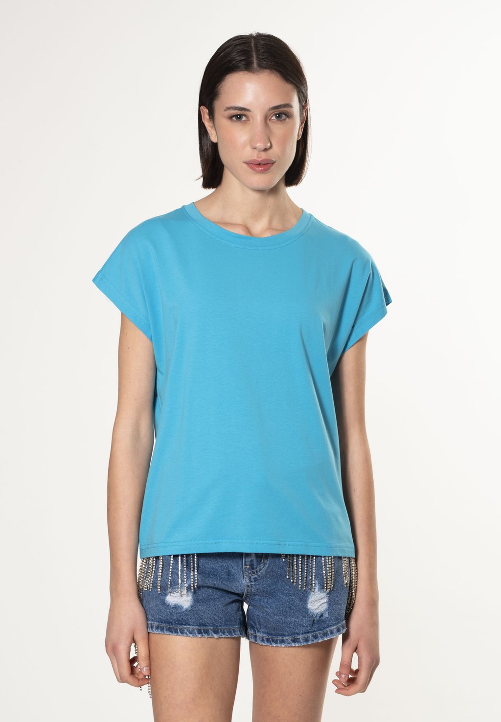 Базовая футболка BACK ROUND HEM INFLUENCER, синий
Базовая футболка BACK ROUND HEM INFLUENCER, синий