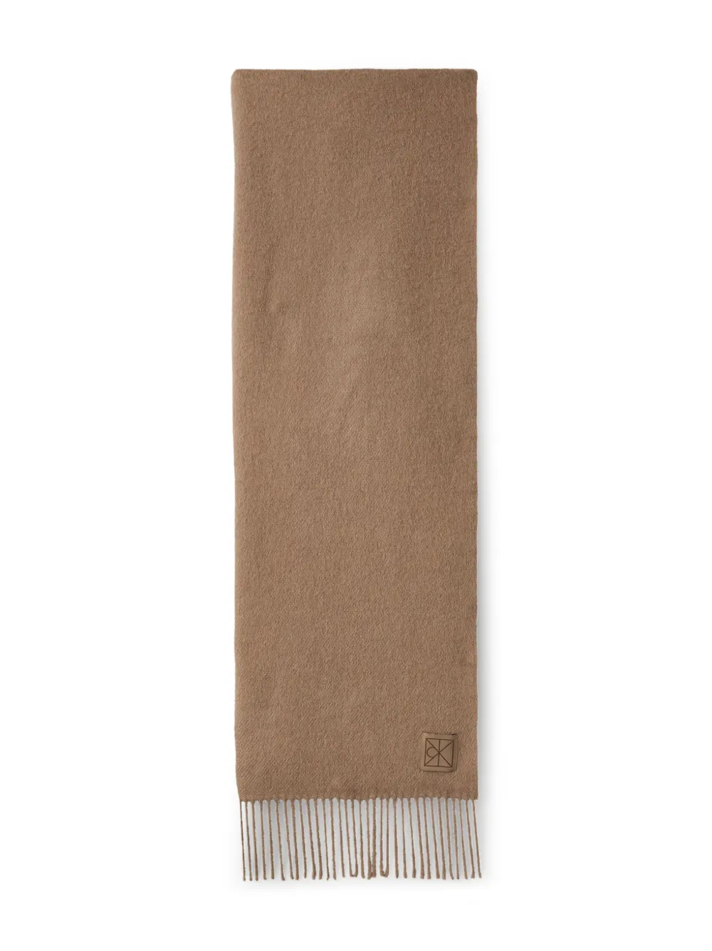 Шарф с бахромой и нашивкой-логотипом Calvin Klein, коричневый
Шарф с бахромой и нашивкой-логотипом Calvin Klein, коричневый