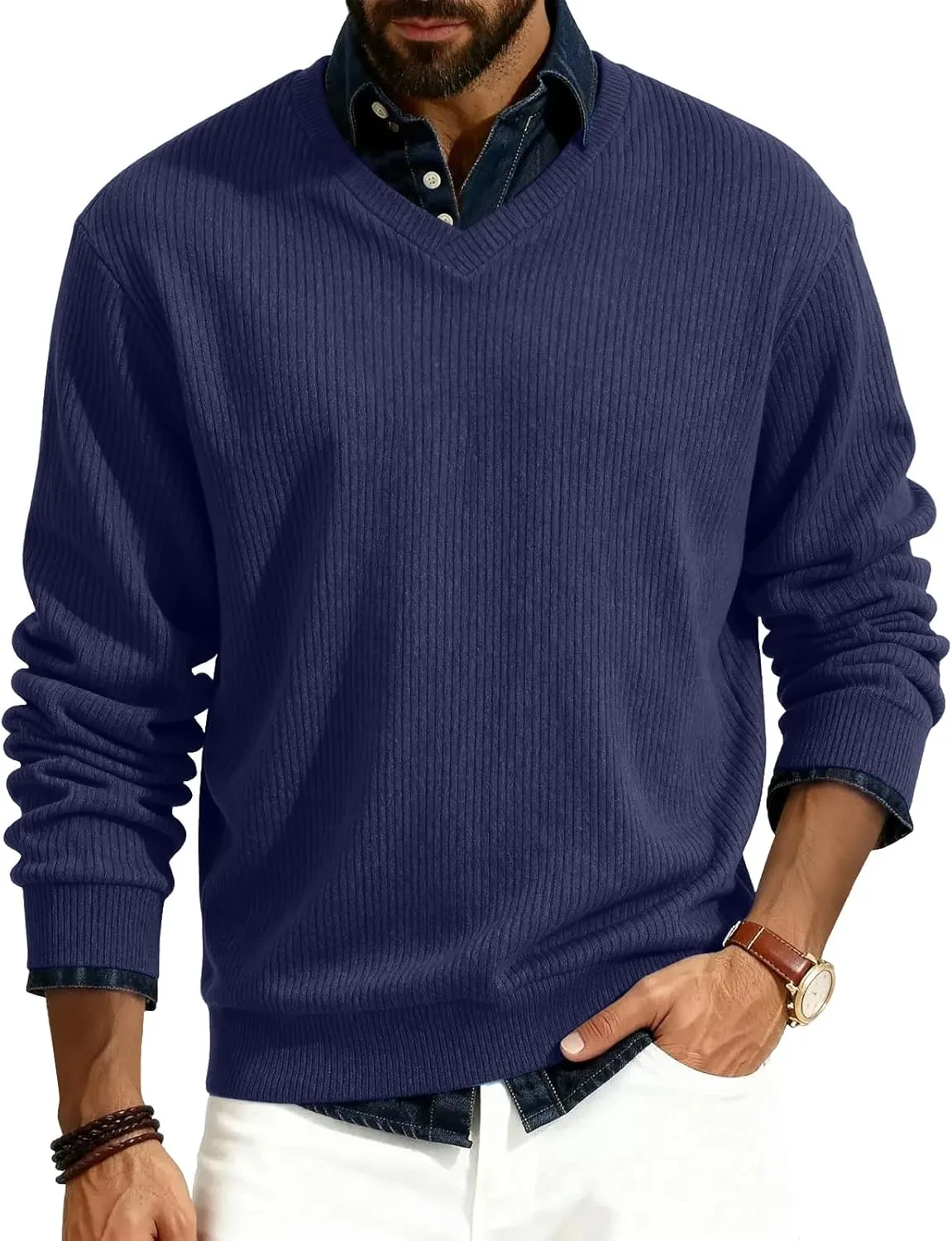 Свитер мужской Cashmere V-образный вырез
Свитер мужской Cashmere V-образный вырез