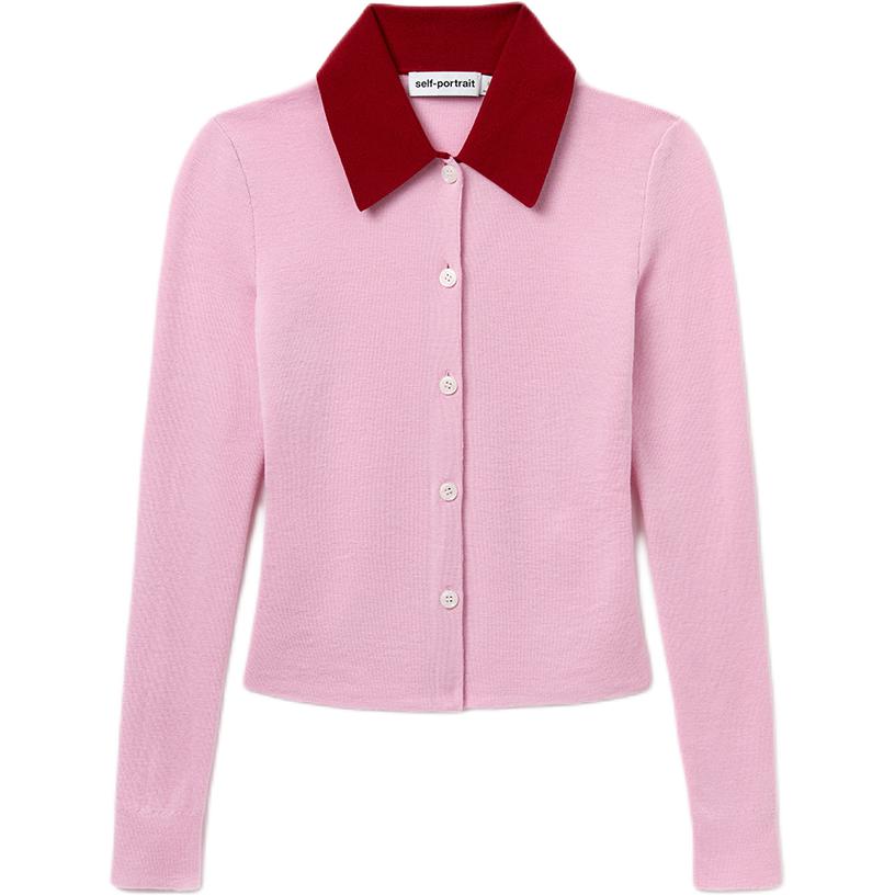 Шерстяной кардиган Self-portrait, розовый
Шерстяной кардиган Self-portrait, розовый