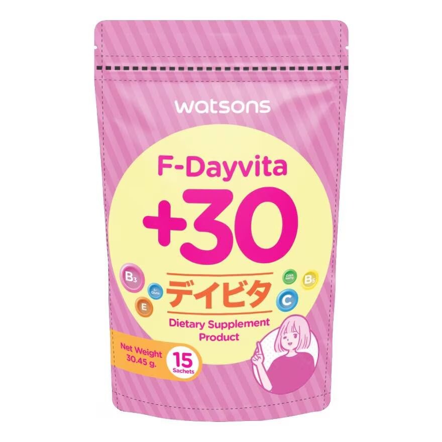 Watsons F-Dayvita +30 (Добавка ) 15 пакетиков, Formula Red Softgel Formula BeigeTablet Formula PinkTablet Formula Green Tablet Formula White Capsule
Watsons F-Dayvita +30 (Добавка ) 15 пакетиков, Formula Red Softgel Formula BeigeTablet Formula PinkTablet Formula Green Tablet Formula White Capsule