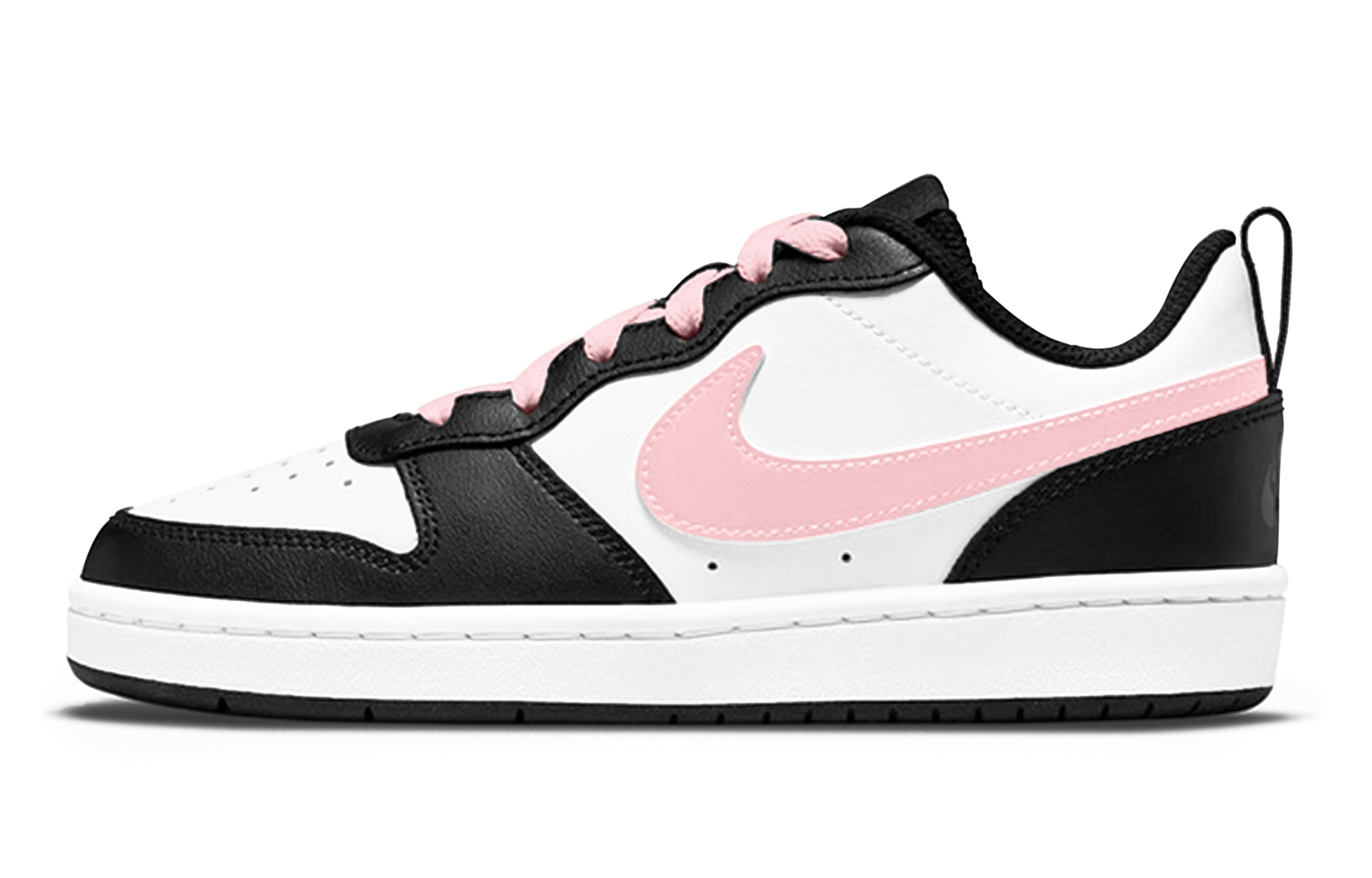 Кроссовки для скейтбординга Court Borough противоскользящие износостойкие низкие детские Nike черный белый розовый подростковые 
Кроссовки для скейтбординга Court Borough противоскользящие износостойкие низкие детские Nike черный белый розовый подростковые