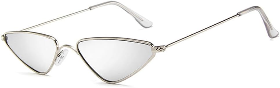 Винтажные солнцезащитные очки «кошачий глаз» для мужчин и женщин, уникальные треугольные солнцезащитные очки для женщин, желтые металлические очки, защита от ультрафиолета UV400 LOVQZAOF, Silver-silver
Винтажные солнцезащитные очки «кошачий глаз» для мужчин и женщин, уникальные треугольные солнцезащитные очки для женщин, желтые металлические очки, защита от ультрафиолета UV400 LOVQZAOF, Silver-silver