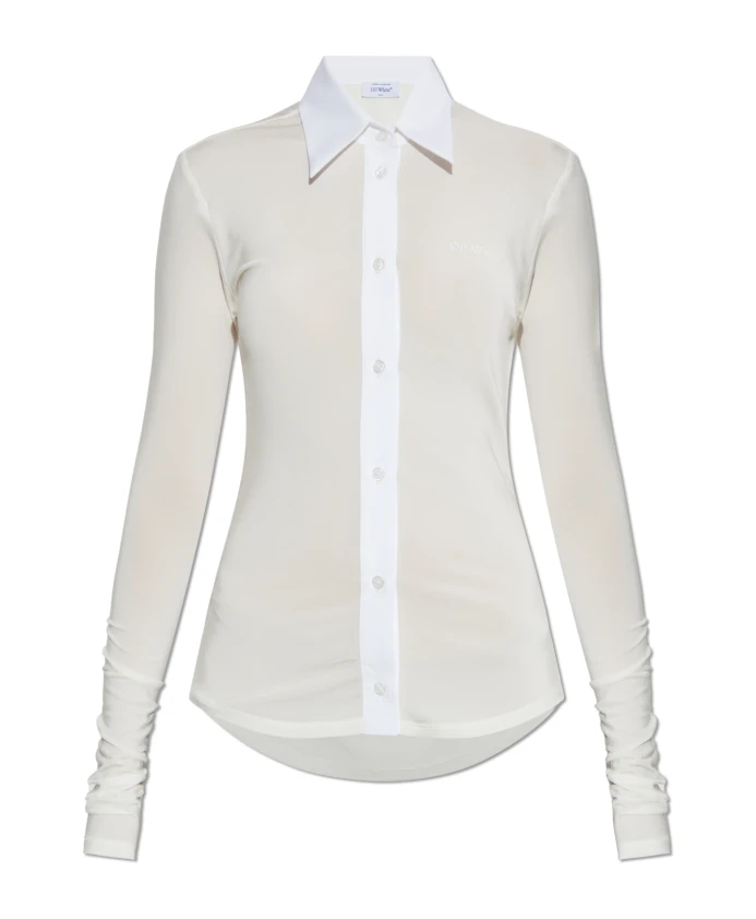 Футболка с логотипом Off White, белый
Футболка с логотипом Off White, белый