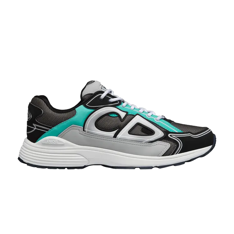 Кроссовки Dior B30 'Reflective CD30 - Anthracite Green', черный 
Кроссовки Dior B30 'Reflective CD30 - Anthracite Green', черный