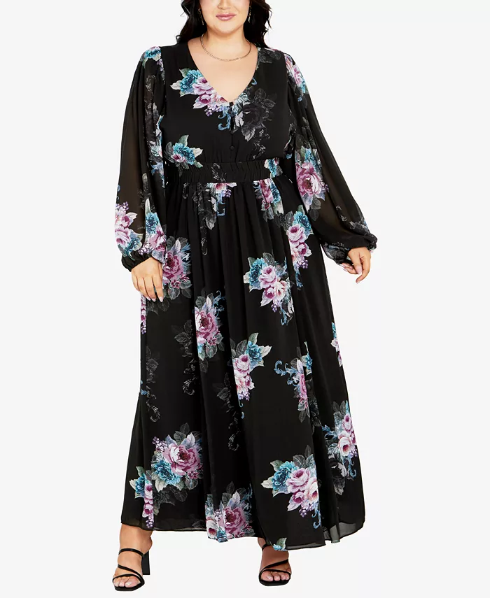 Платье макси Ottilie больших размеров CITY CHIC, мультиколор
Платье макси Ottilie больших размеров CITY CHIC, мультиколор