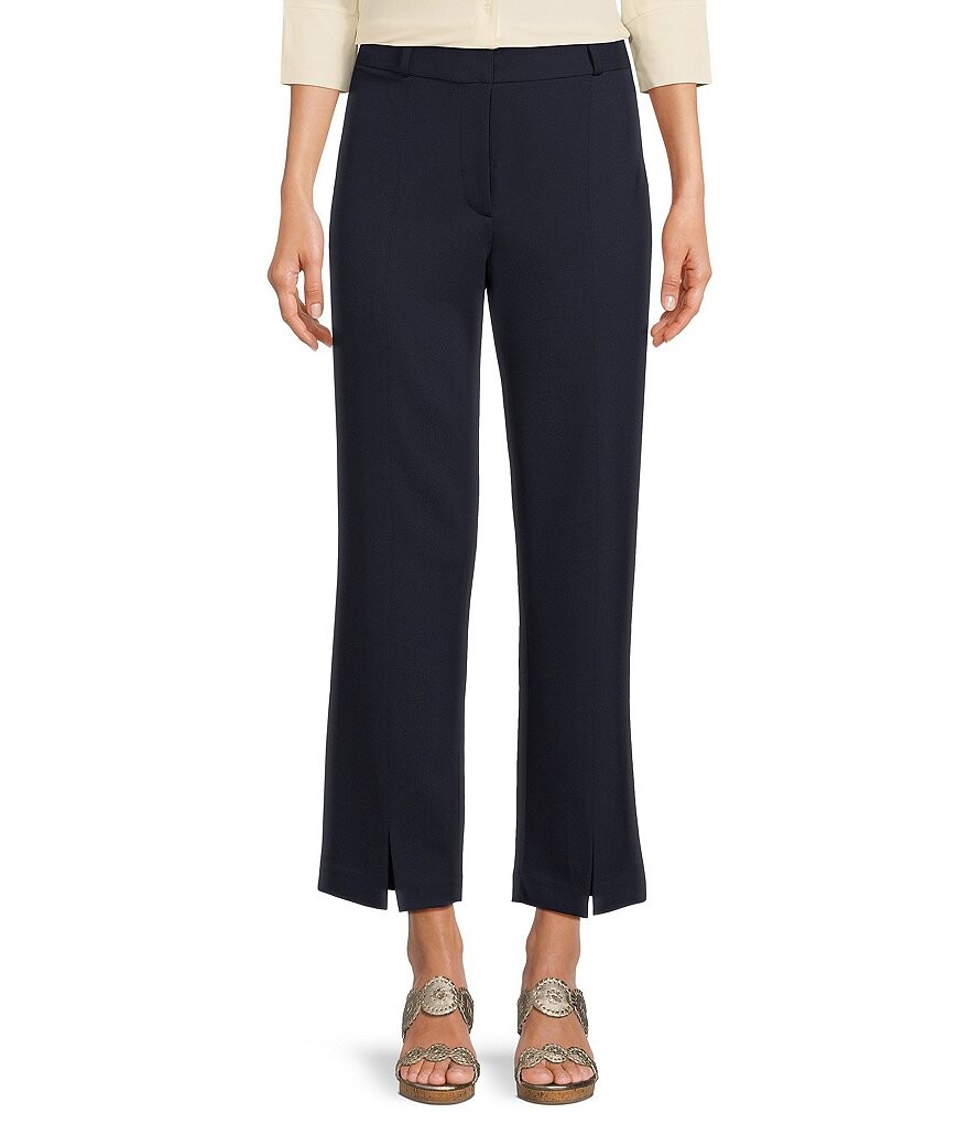 J.McLaughlin Deanne Вязаные прямые укороченные брюки с разрезом спереди, синий
J.McLaughlin Deanne Вязаные прямые укороченные брюки с разрезом спереди, синий