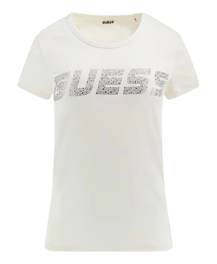 Хлопковая футболка с коротким рукавом Kiara Guess, белый
Хлопковая футболка с коротким рукавом Kiara Guess, белый