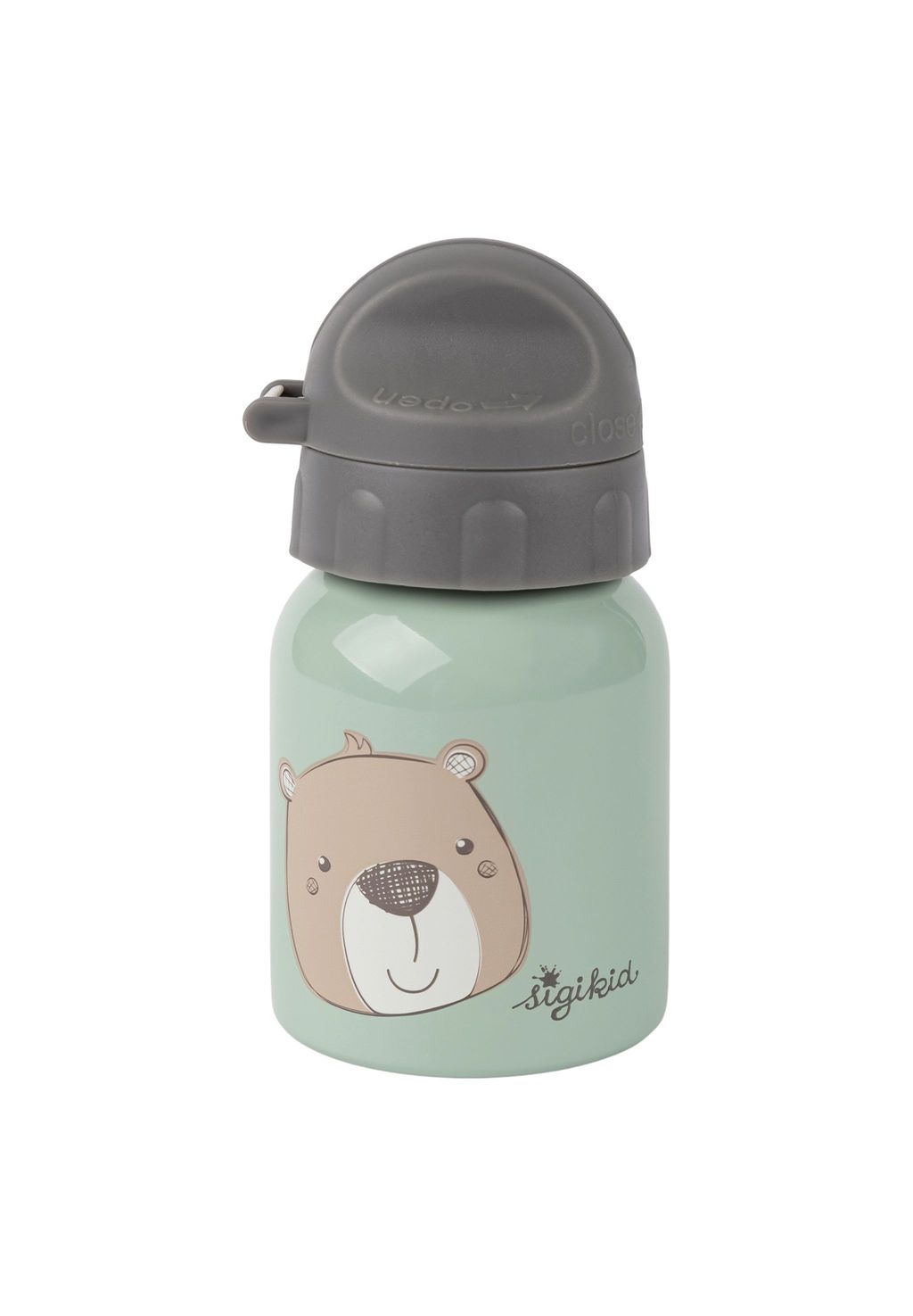 Детская бутылочка для воды Edelstahl trinkflasche bär 250 мл Sigikid, зелёно-серая
Детская бутылочка для воды Edelstahl trinkflasche bär 250 мл Sigikid, зелёно-серая
